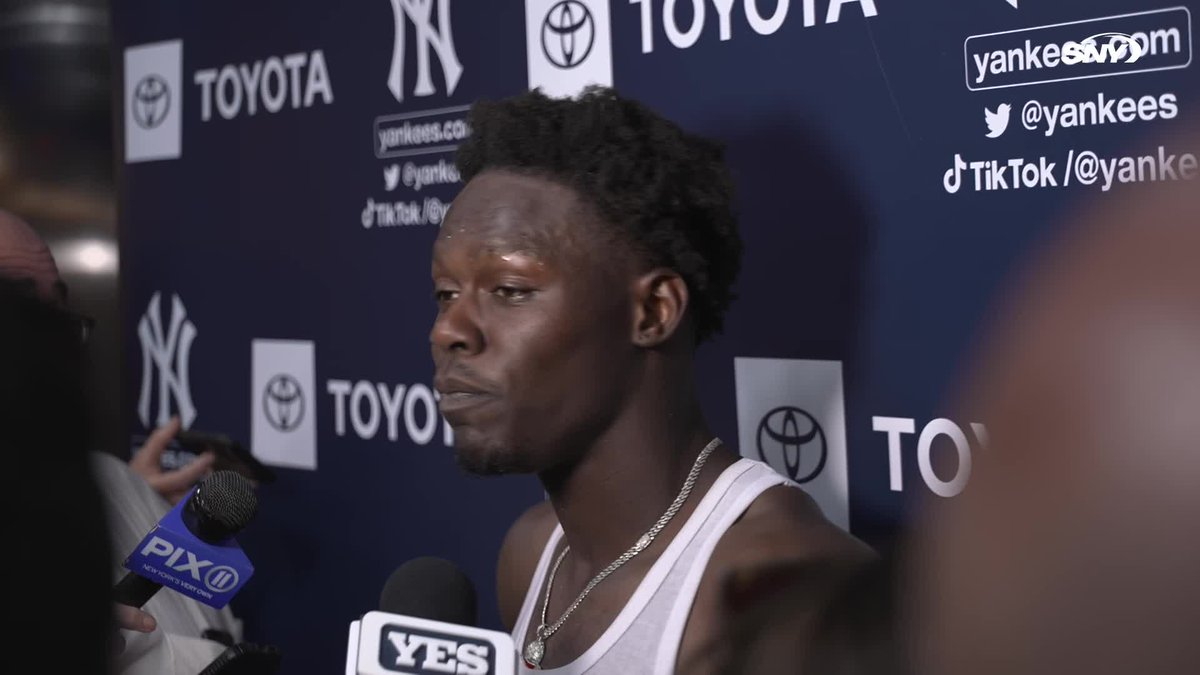 Jazz Chisholm Jr. says the Yankees watched Derek Jeter's recent graduation speech where he talked about bouncing back from failure:
