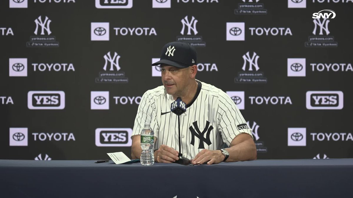 "That's a guy in his late-30s, that's probably going to the Hall of Fame. Probably going to the All-Star Game this year. Isn't playing a second day in a row and the guy's ready to go in and pinch-run and do that. That's freakin' humility." - Aaron Boone on Paul Goldschmidt