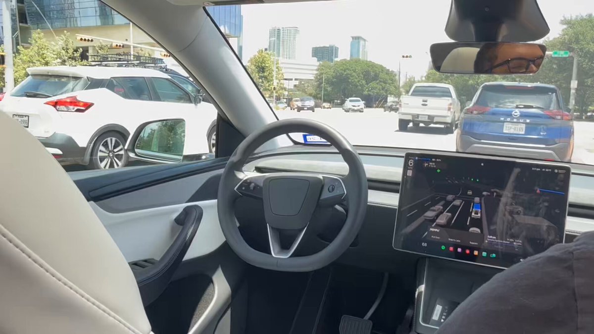 First turns in the Robotaxi