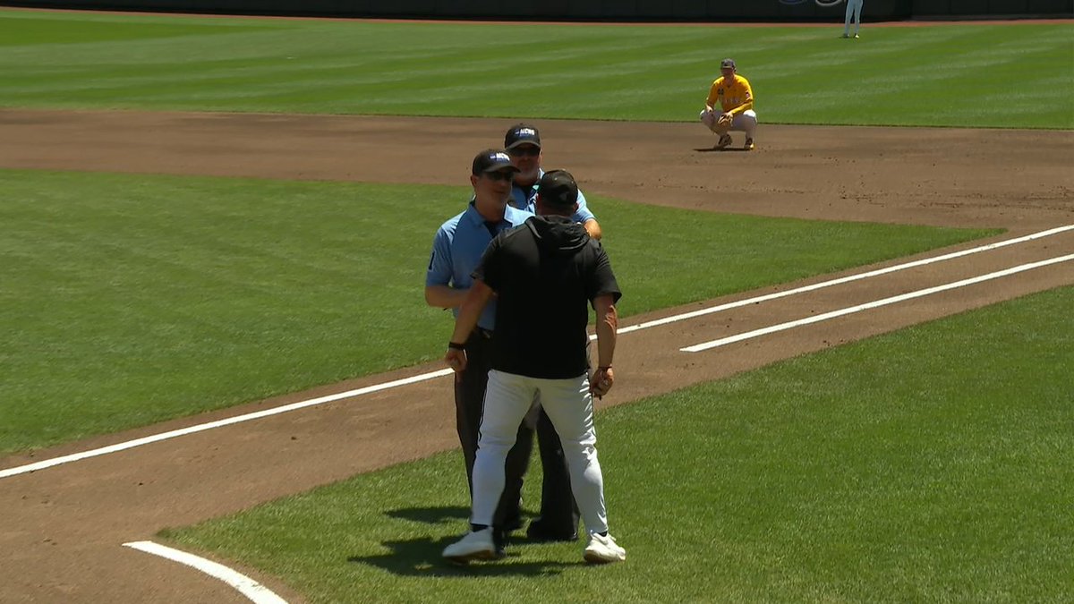 If a Game 3 is necessary in the MCWS Finals, Coastal head coach Kevin Schnall will still not be allowed to coach in a winner-take-all Game 3 due to his first-inning ejection in Game 2 😮