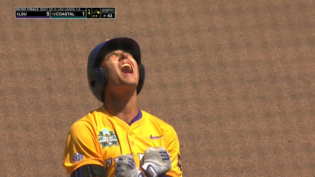 LSU IS TAKING OVER IN GAME 2 OF THE MCWS FINALS ♨️ The Tigers are a couple innings away from being national champions 👑