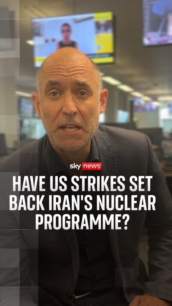 Sky's Science and Technology Editor Tom Clarke explains what the US' overnight strikes on three key Iranian nuclear sites means for Iran's nuclear programme Live updates ➡️