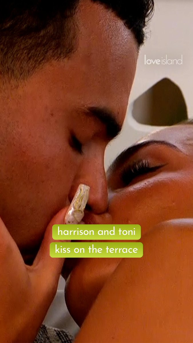 Terrace visits: 20% talk, 80% kissing 💅 #LoveIsland