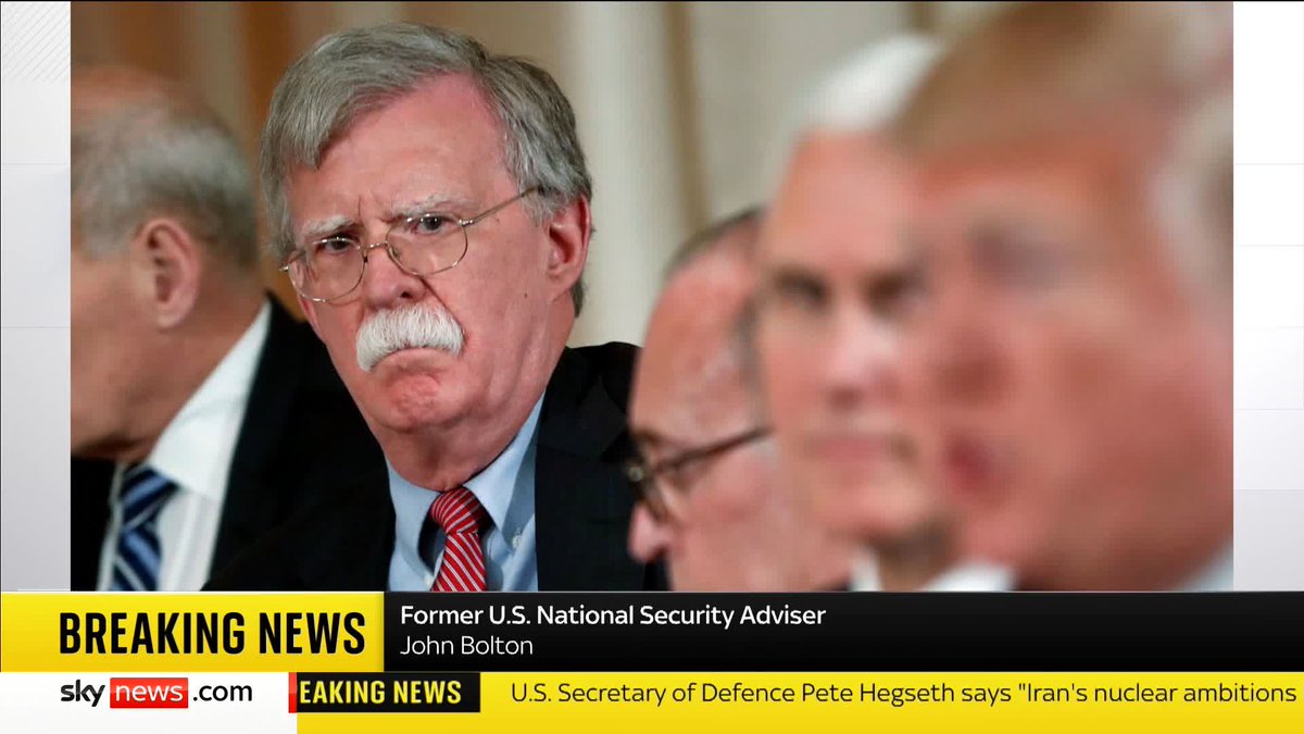 Donald Trump's former national security adviser John Bolton has told Yalda Hakim that the US president made the "right decision" in striking Iran's nuclear facilities. Israel-Iran latest: 📺 Sky 501, Virgin 602, Freeview 233 and YouTube