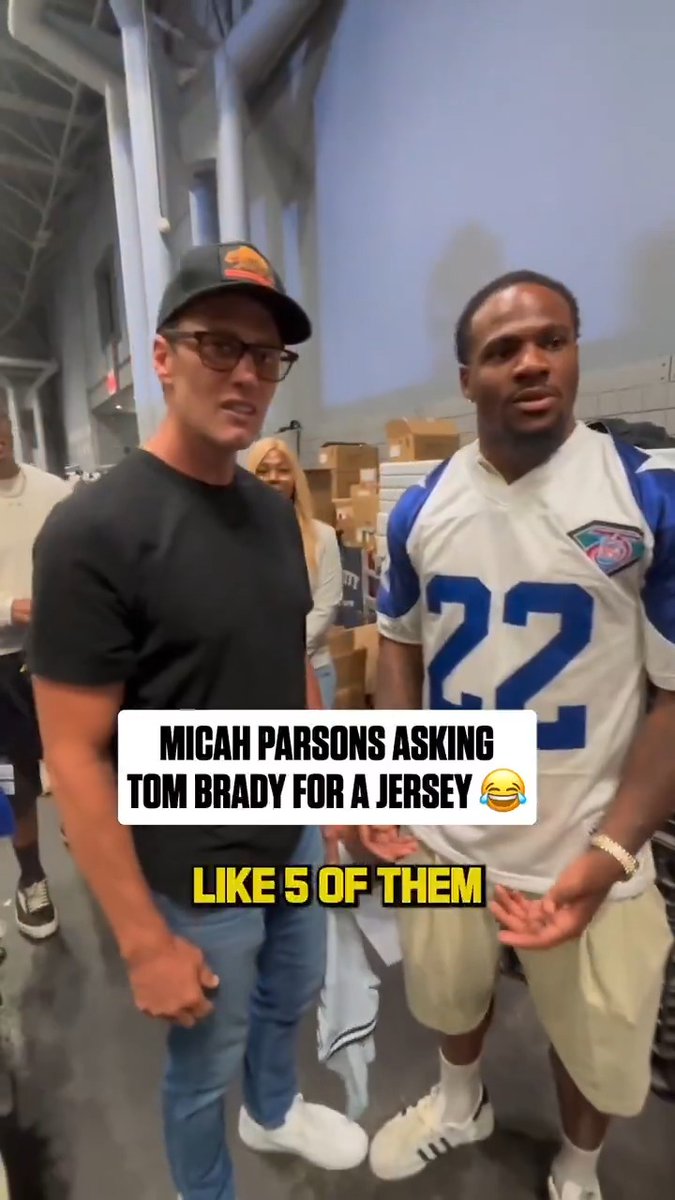 .Micah Parsons is locked in on getting that jersey 😂 Tom Brady | Fanatics | FanaticsFest