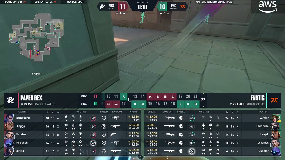Plant denied by FNATIC Alfajer with a 4k! #VALORANTMasters