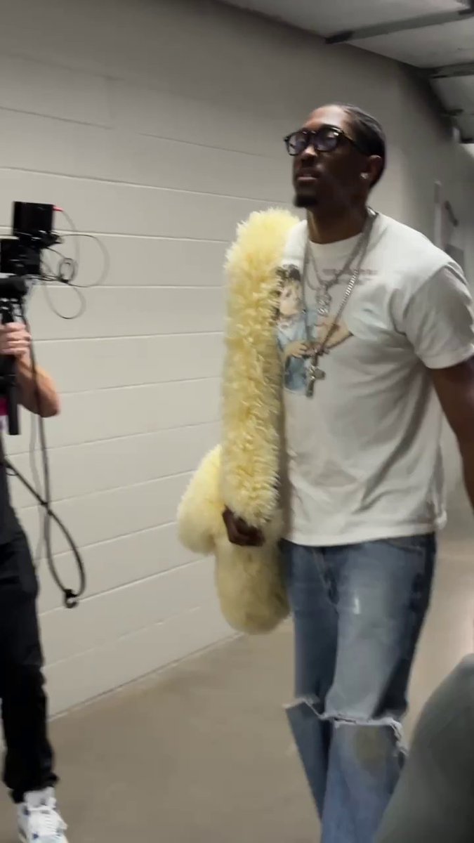 JDub arrives for the final NBA game of the season ⚡ #NBAFinals Game 7 | 8 ET on ABC/ESPN+ 🏆