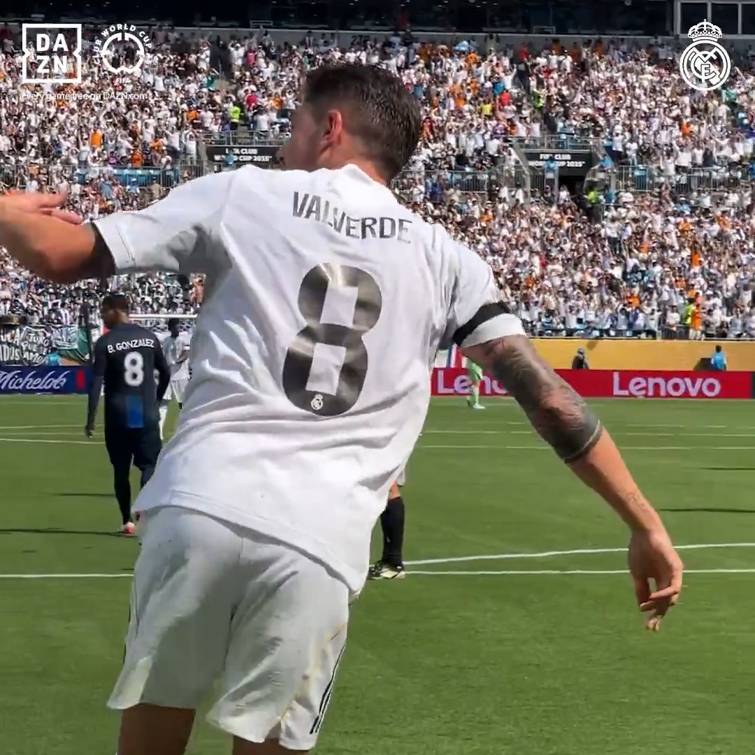 🦅 He swooped in and scored! 🦅 ⚽️ Fede Valverde