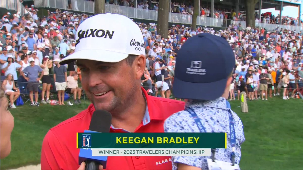 "Go USA" 👀🇺🇸 Could we see Keegan Bradley as a playing captain at the Ryder Cup?