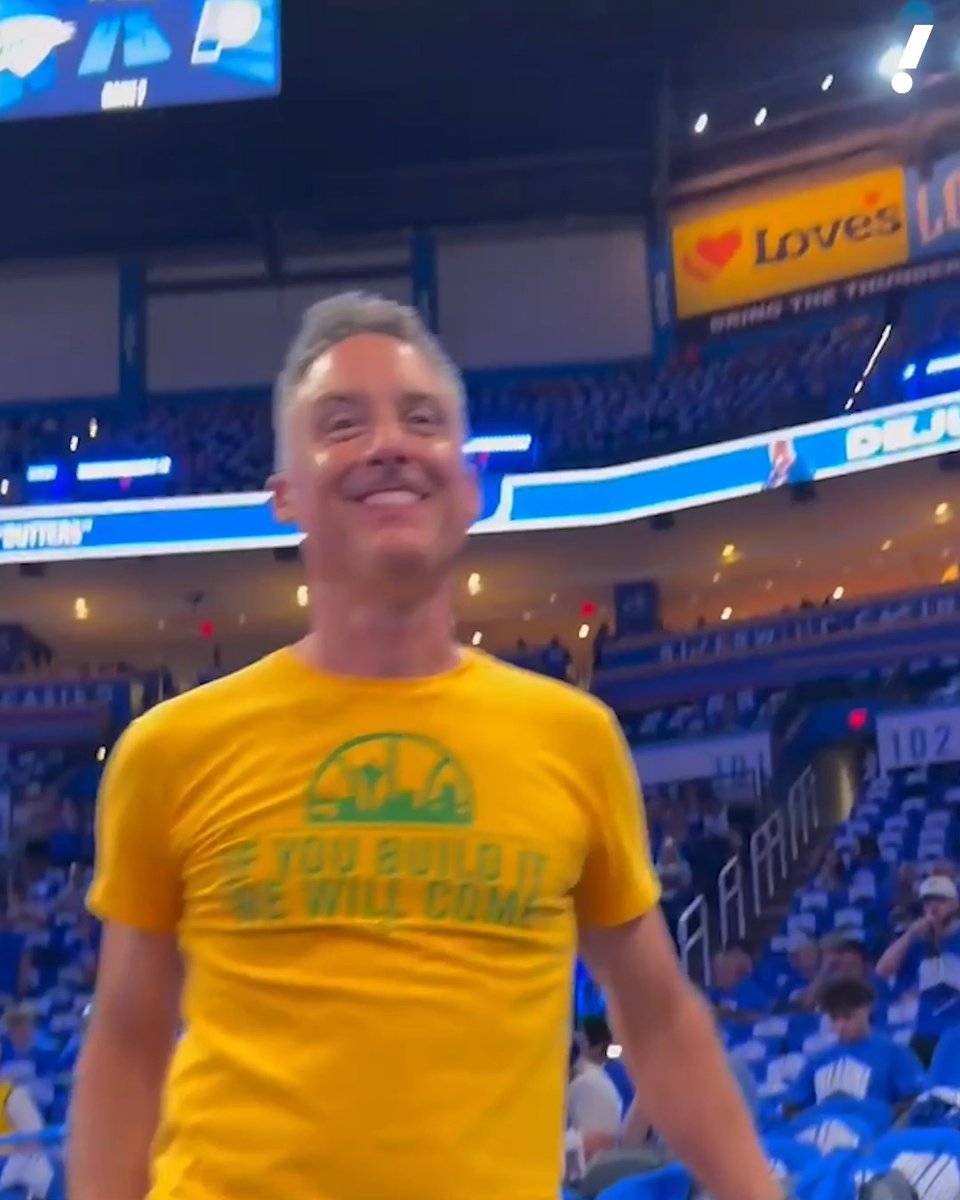 This Sonics fan flew out from Seattle to watch the Thunder in a Game 7 🔥