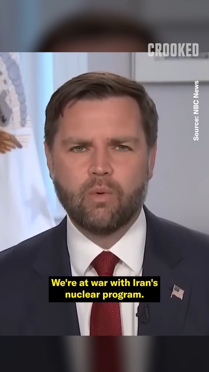 “Stupid and ridiculous.” -Tommy Vietor reacts to J.D. Vance’s spin on Trump bombing Iran