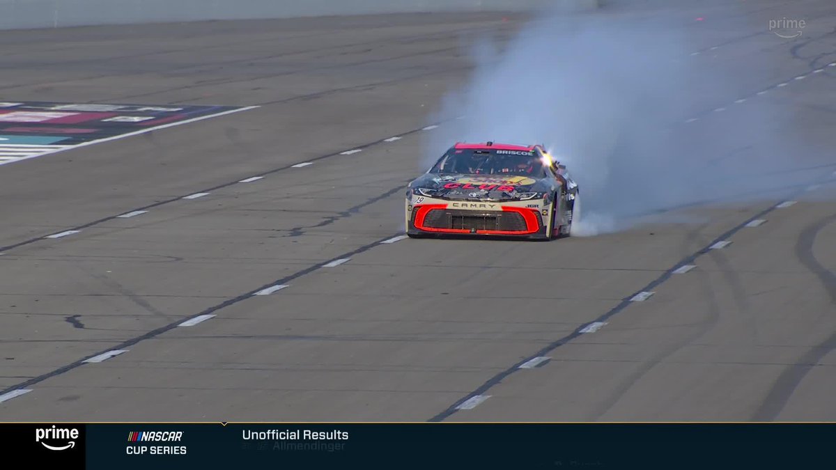The Briscoe burnout! 💨 #NASCARonPrime | Chase Briscoe