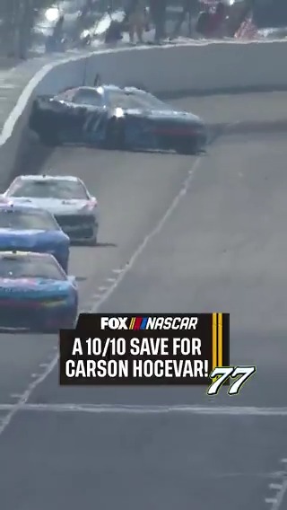 Save of the year for Carson Hocevar? 🤯