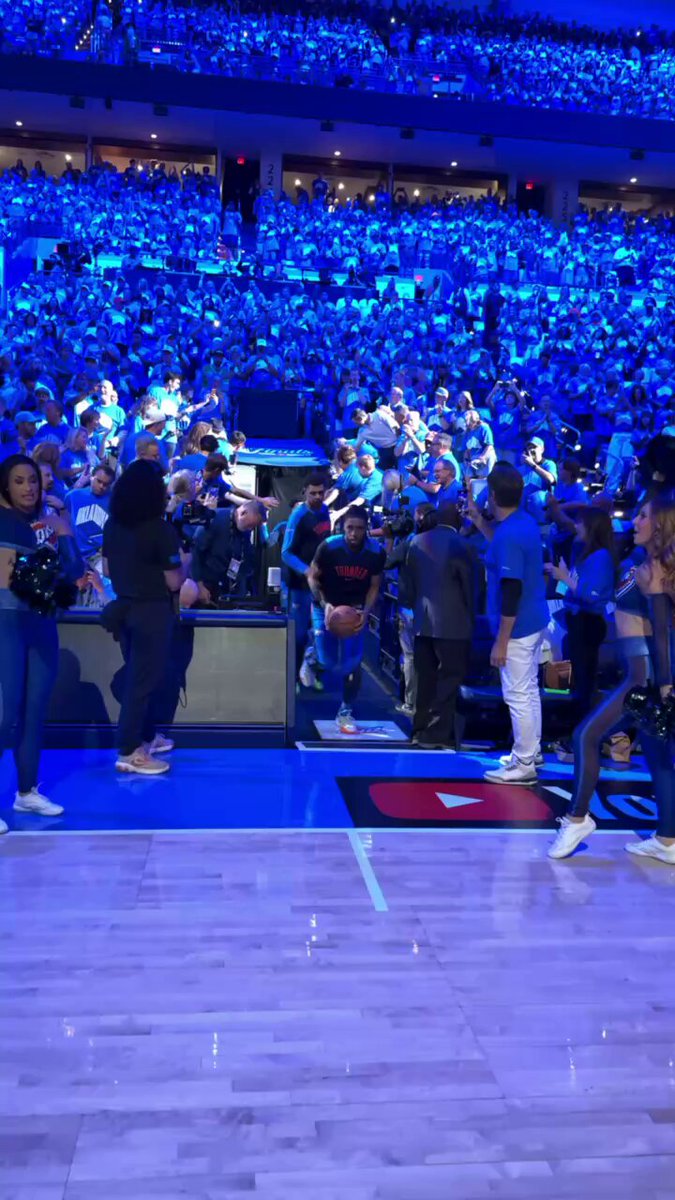 Loud City is... LOUD. Game 7 coming up on ABC ‼️