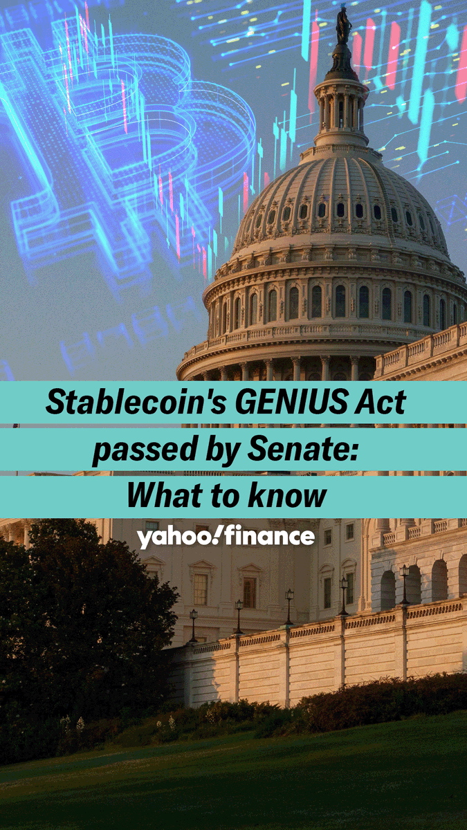 Stablecoin's GENIUS Act was passed by the Senate. Here's what to know: