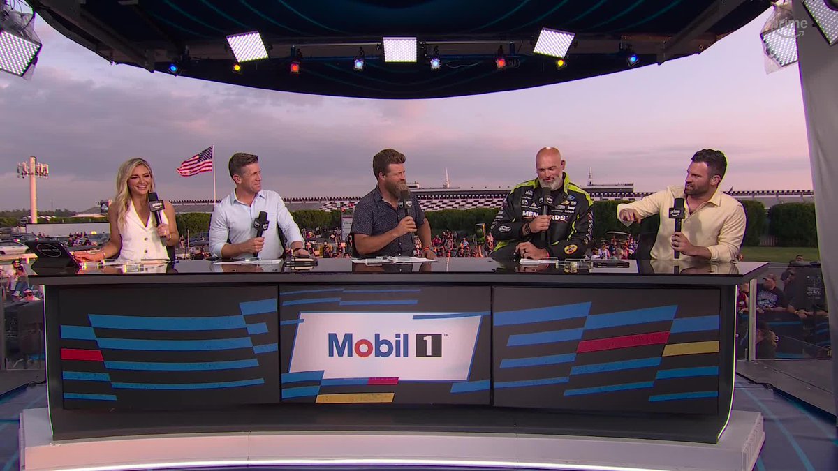 .@fitzmagic_14 and Andrew Whitworth had an incredible time at Pocono 😂 #NASCARonPrime