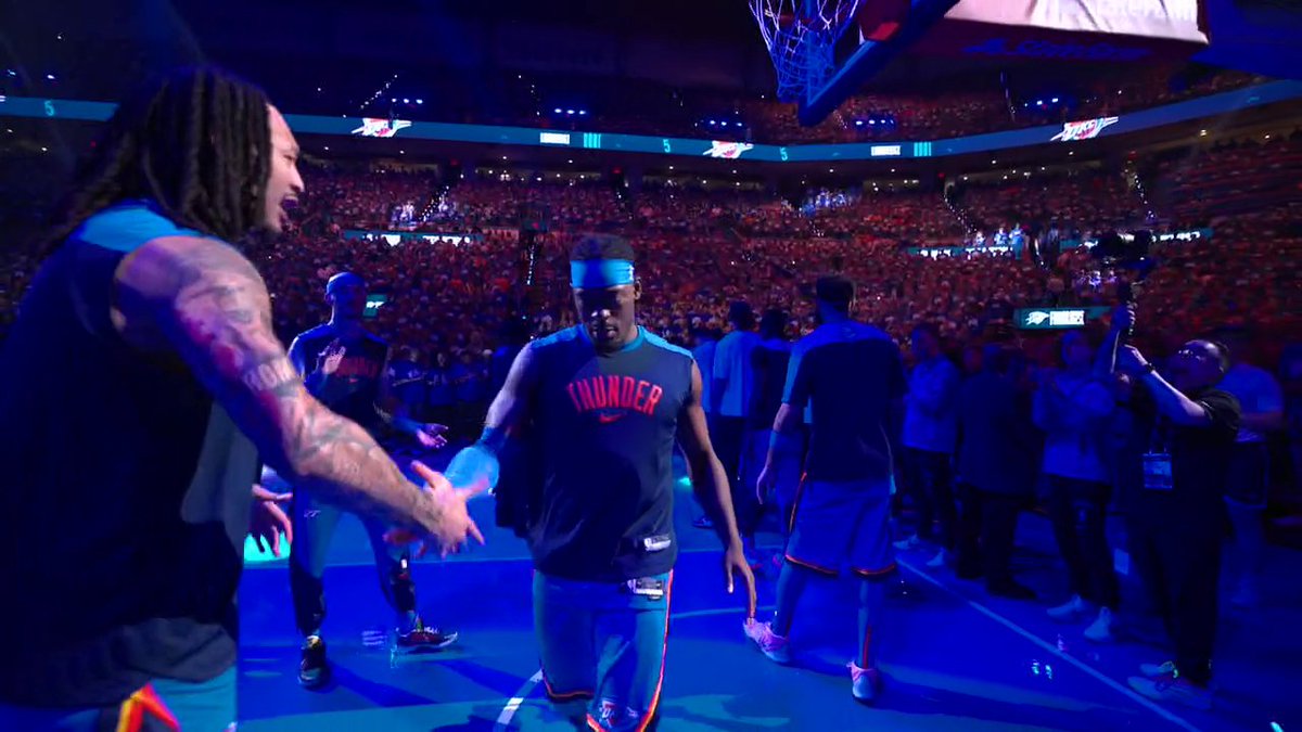 OKC'S STARTING LINEUP FOR GAME 7 ⚡ #NBAFinals Game 7 NOW on ABC/ESPN+ 👀