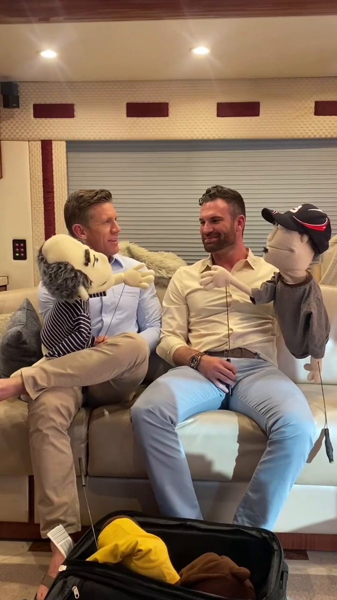 FOUND FOOTAGE: Carl and Corey with Steve's Puppets 👀