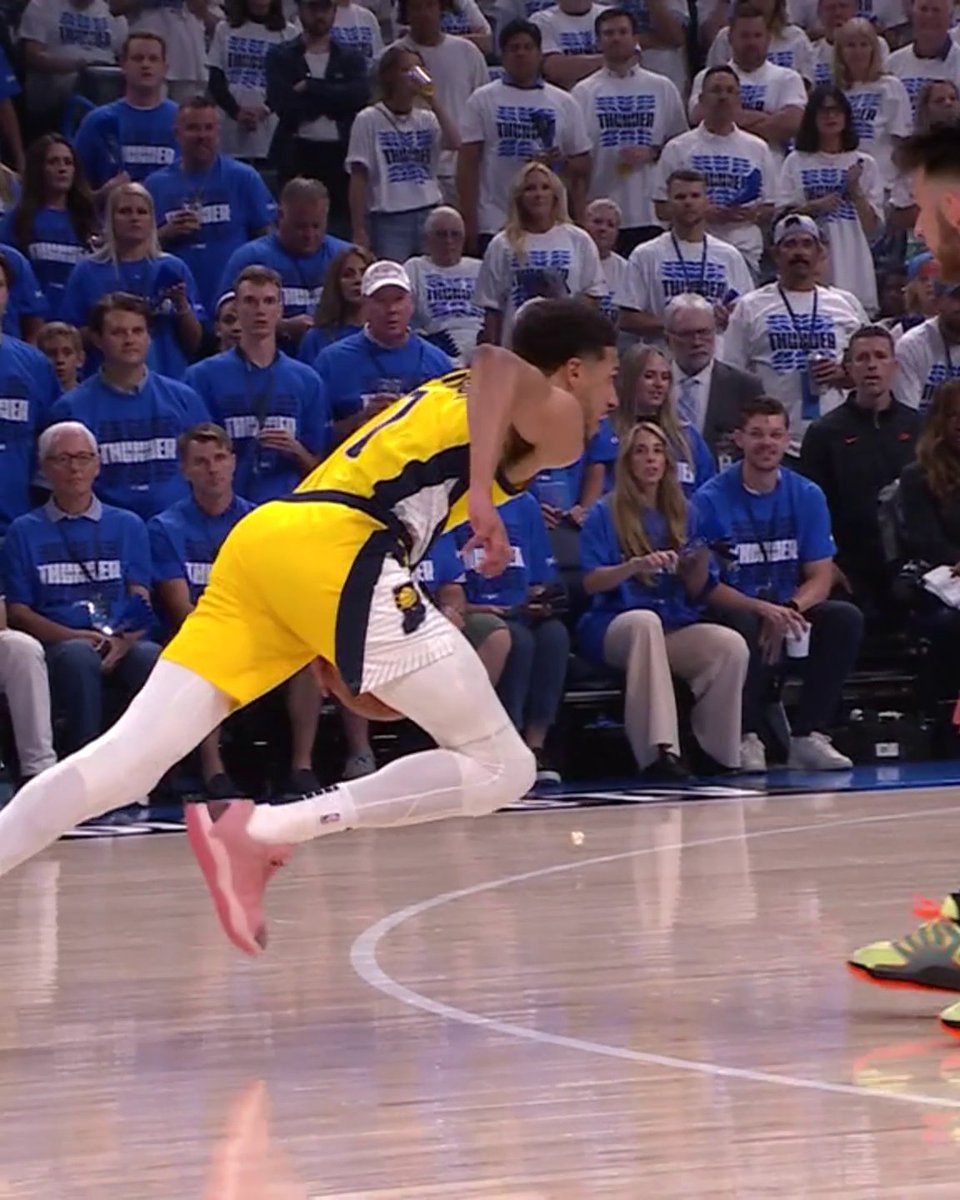 Haliburton got injured in the same spot on the same court from Game 5.