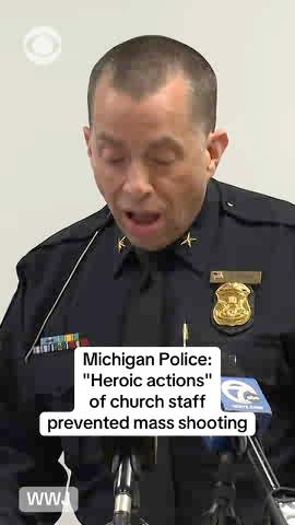 Police in Wayne, Michigan, say at least one person is injured and a suspect is dead after a shooting at a church Sunday morning. According to police, the suspect drove up with a rifle and was confronted by both parishioners and the church's security staff. He shot a security staff member before being shot and killed. Police say the staff members' actions prevented a large-scale mass shooting.