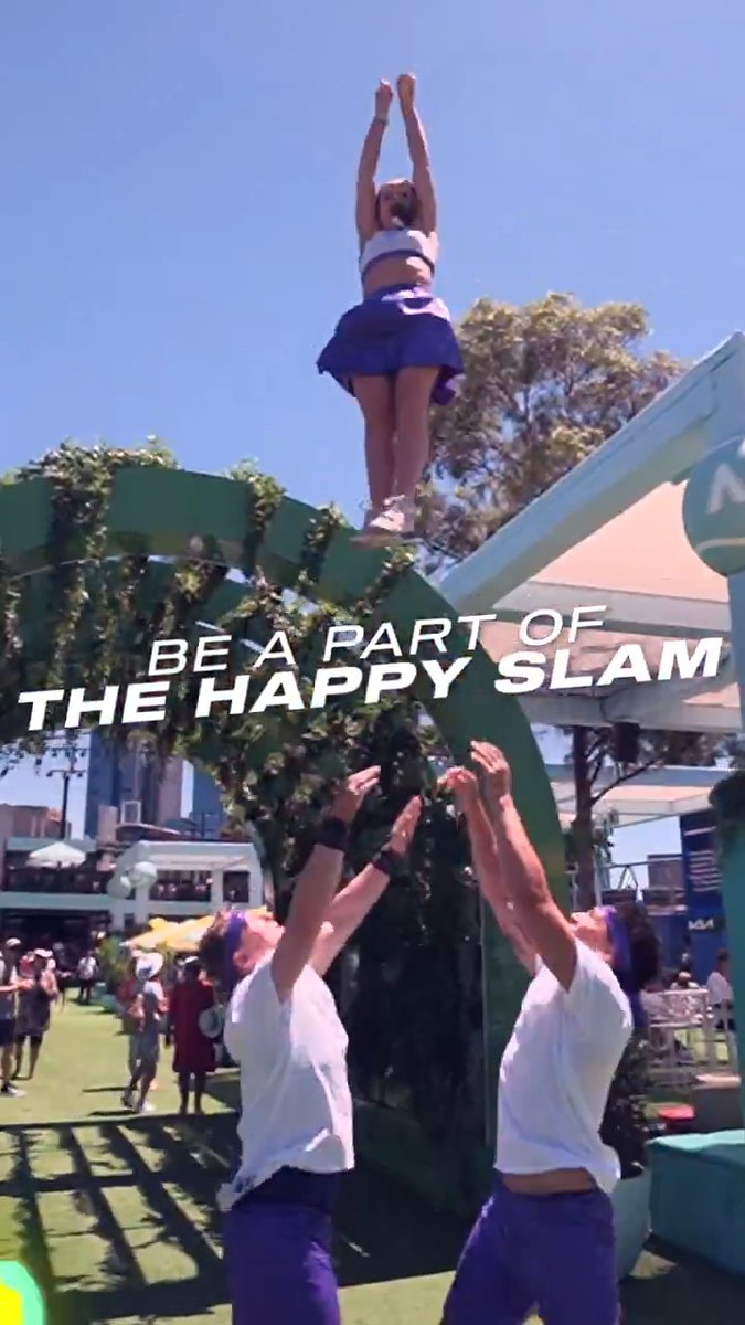 DREAM JOB. Join the Happy Slam team for AO 2026 🎾 Apply now 👉