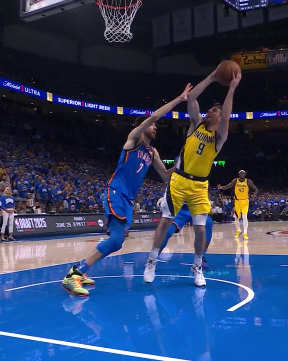 FIVE BLOCKS AND COUNTING 😤 Chet Holmgren now has the most Finals Game 7 blocks since the category became official in 1974 🔥
