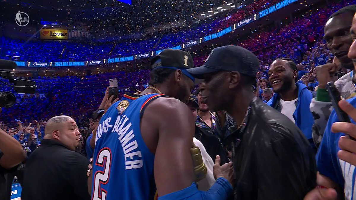 THE MOMENT THE OKC THUNDER BECAME NBA CHAMPIONS 🤩⚡