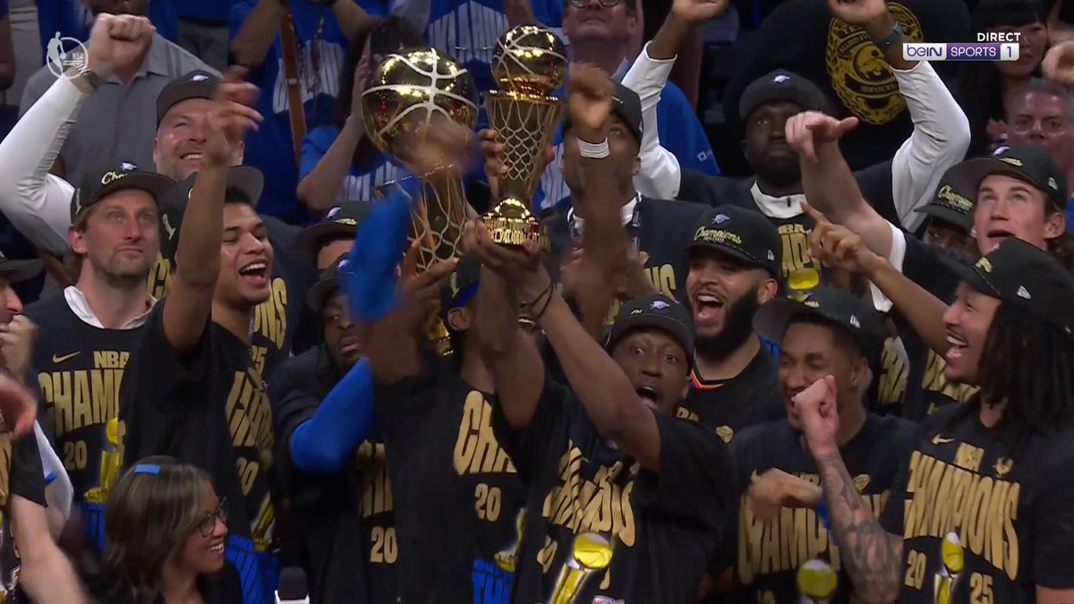Douze passes décisives pour aller chercher ce game 7 et le partage du trophée de MVP des Finales avec J-Dub. Un grand joueur. Un grand homme. Le partage, avant tout.