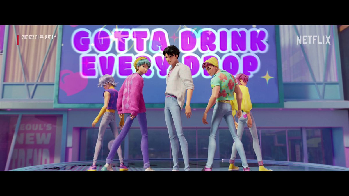 사자 보이즈(SAJA BOYS) - SODA POP (Official Lyric Video) <케이팝 데몬 헌터스>, 지금 오직 넷플릭스에서.