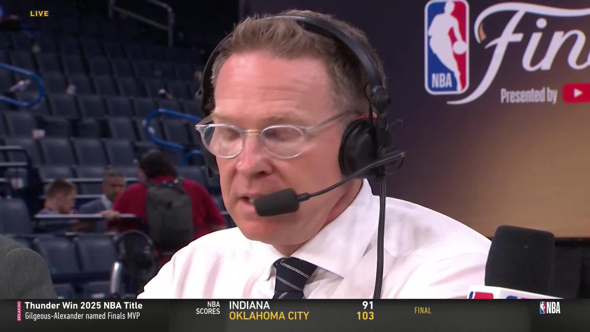 "He makes me want to work harder." 🙌 Sam Presti gives SGA his flowers as he talks about the growth and character of this OKC squad 🗣️