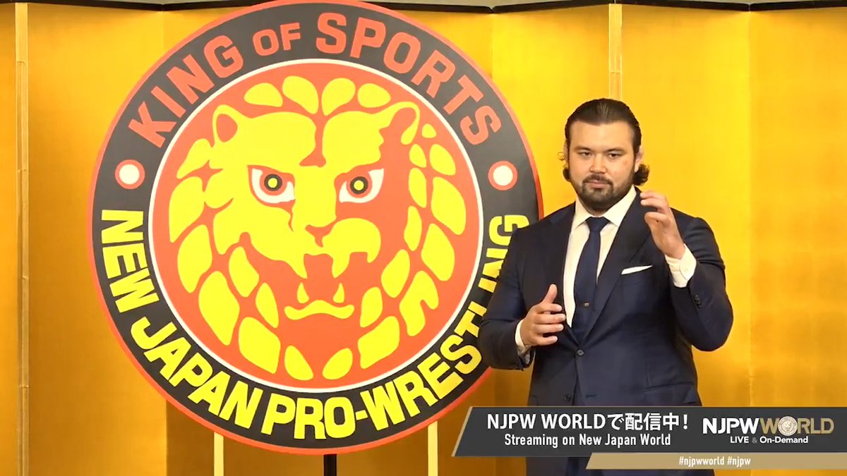 ウルフ・アロン選手(ウルフアロン A.WOLF)の活躍にご期待ください‼️ Sign up Now & Stay tuned to #NJPW #njpwworld