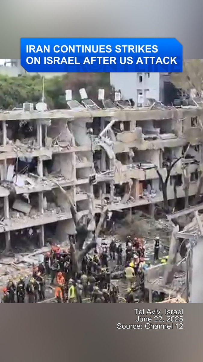 Watch: Iran continues strikes on Israel after U.S. attack