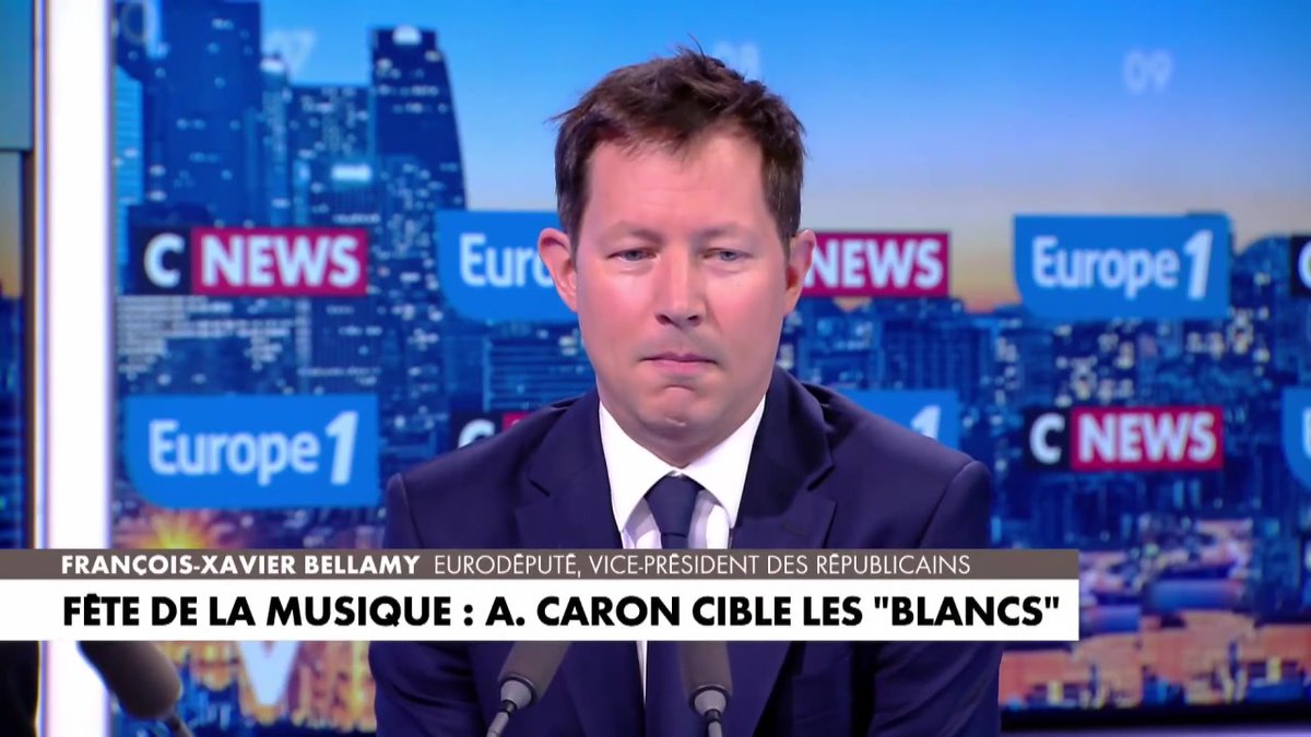 Aymeric Caron cible "les blancs" : "LFI ne se fatigue pas à pratiquer la Taqîya" selon Fx Bellamy #LaGrandeITW #Europe1