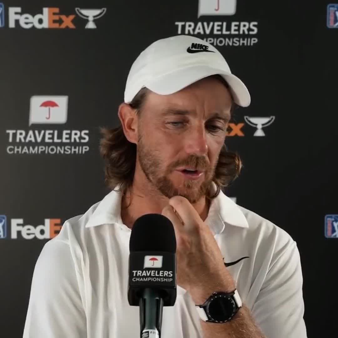 "I'm upset, gutted and angry" 😞 Tommy Fleetwood says he has to "take the positives" from his near-miss at the Travelers Championship ⛳