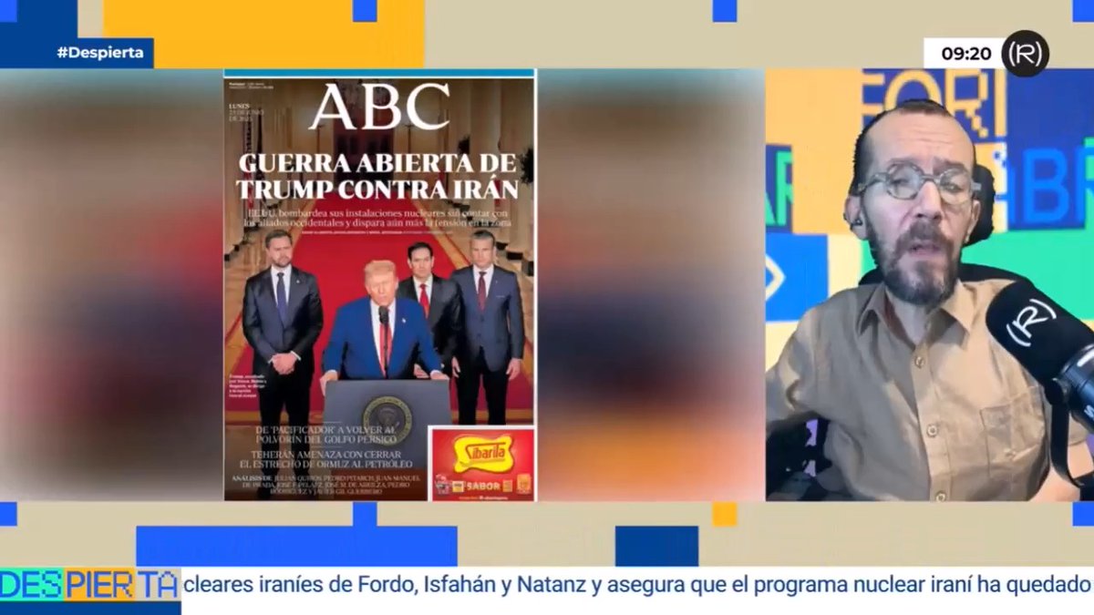 ¿Cómo habla la prensa del ataque de Trump a Irán? 📰🤔 Pablo Echenique repasa las portadas 👇 📺 DESPIERTA!