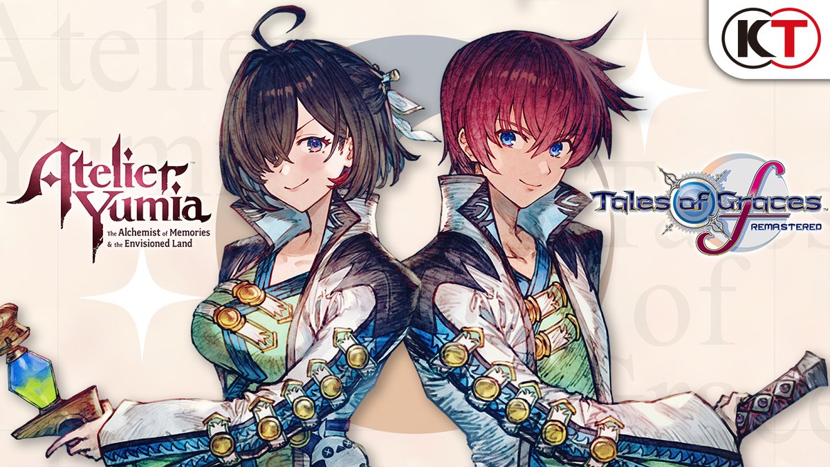 The Tales of Graces f Remastered collaboration content, a special costume for Yumia, is now available for free in #AtelierYumia. #KTfamily #TalesofGracesf #ToGfR