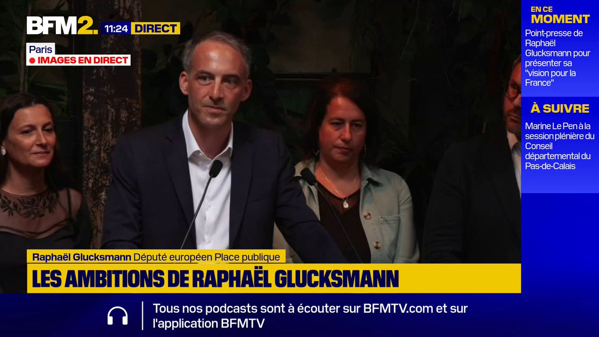 Raphaël Glucksmann: "il est fondamental qu'il y ait une offre politique à gauche qui aspire à gouverner (…) Pas à faire des concours Lépine de plus à gauche que moi, tu meurs" #BFM2