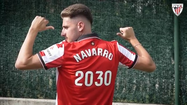 😍 Muy buenos días desde Olloki, Nafarroa. #OngiEtorriRobertNavarro #AthleticClub 🦁