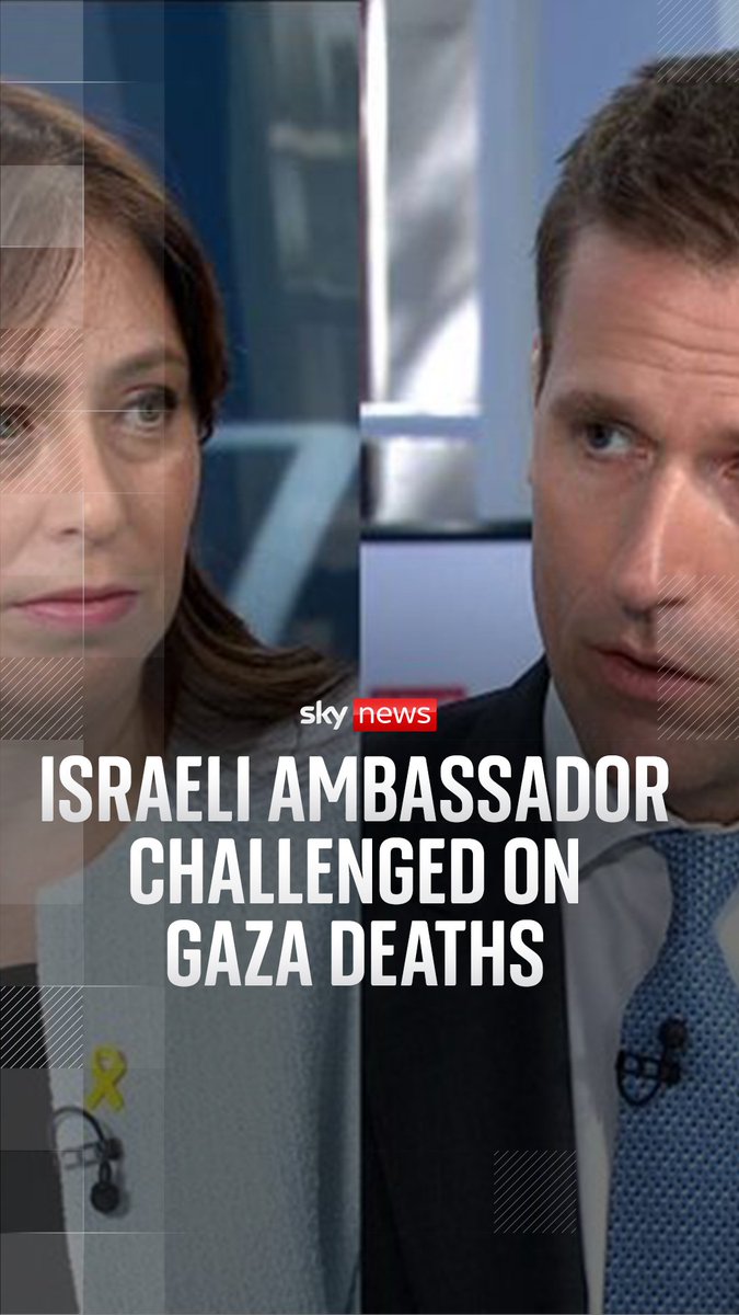 Israeli Ambassador says every death in Gaza is 'at the hands of Hamas.' Wilfred Frost challenges the Israeli ambassador to the UK, Tzipi Hotovely, on the “proportionately” and “legitimacy” of Gazan children dying in the IDF's pursuit of destroying Hamas.