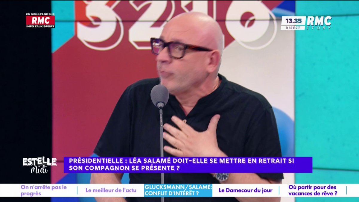 📺 Présidentielles : Léa Salamé doit-elle se mettre en retrait si son compagnon se présente ? 🎙️ frédéric hermel🇫🇷 : "Les deux doivent pouvoir faire leur métier... Ça veut dire que Mme Salamé n'est pas assez forte pour résister à l'influence politique de son compagnon ?" #EstelleMidi