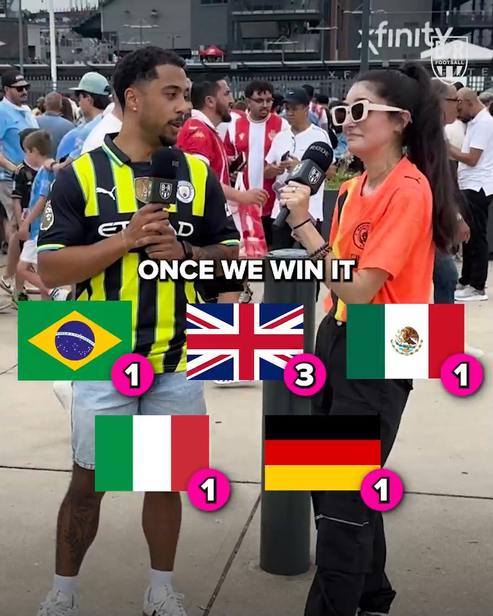 Of course Man City fans would like to see the next Club World Cup held in the UK 🇬🇧