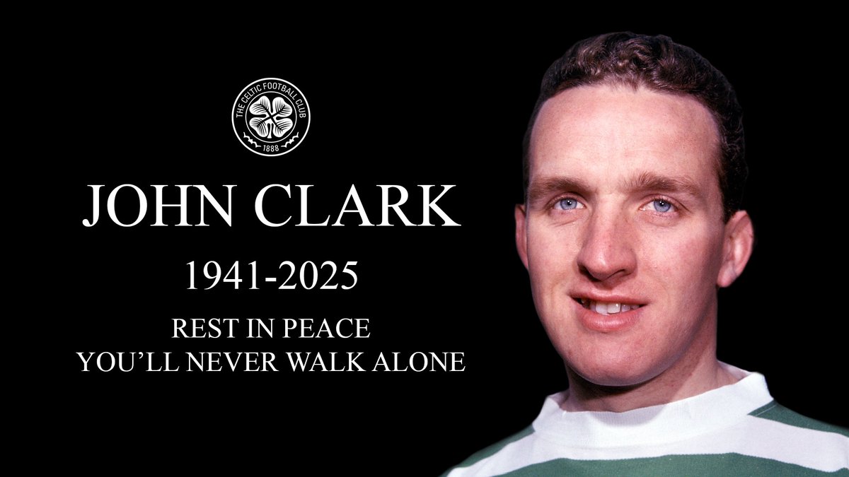 John made his Celtic debut in 1959 and would go on to make well over 300 appearances in the hoops, with his finest hour coming in the heat of Lisbon in May, 1967. While John was one of our greatest, he never saw himself as that, his own humility never allowing him to do so 💚🦁