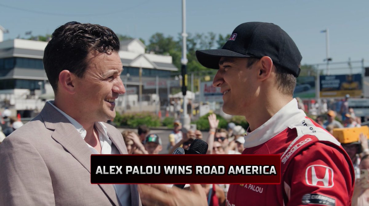 He's six for nine in 2025. Alex Palou Montalbo takes a "Victory Lap" with Will Buxton after Road America.