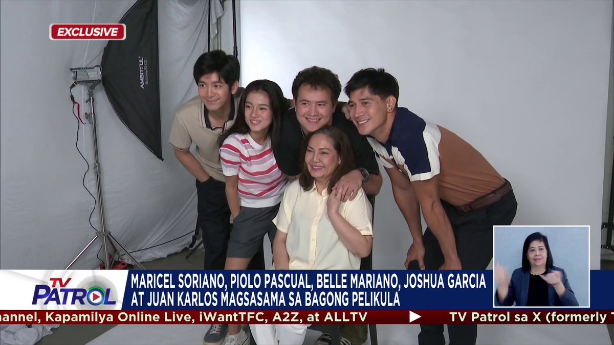 Magsasama sa isang pelikula sina Piolo Pascual, Belle Mariano, Joshua Garcia, Juan Karlos, at "Diamond Star" Maricel Soriano. Bisitahin ang para sa iba pang mga balita.