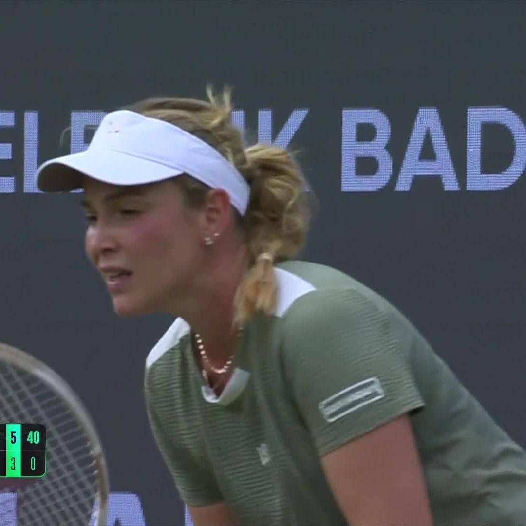 Not this time 🙅‍♀️ Donna Vekic avenges her loss in the 2024 final by taking out the defending champ 6-3, 6-3 in Bad Homburg! #BadHomburgOpen