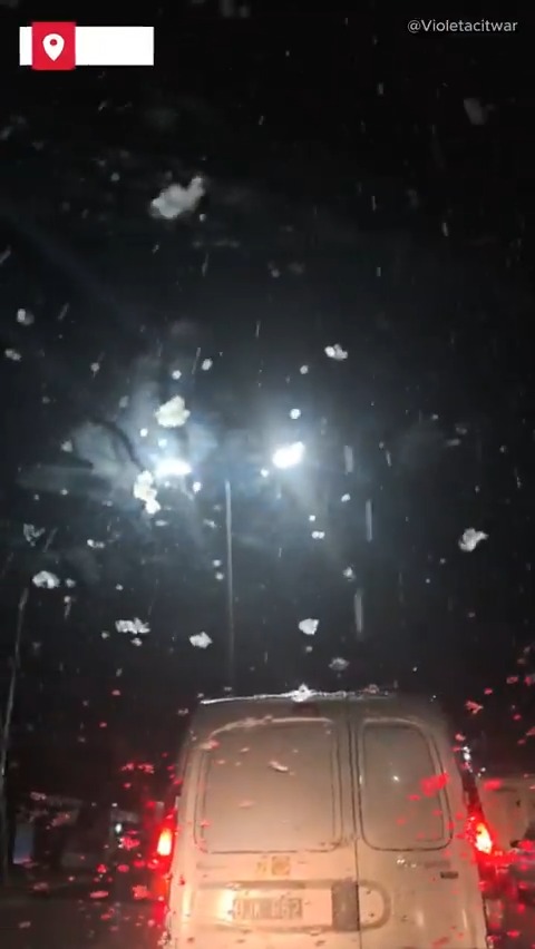 "AMBA": Por la nieve en el Área Metropolitana de Buenos Aires