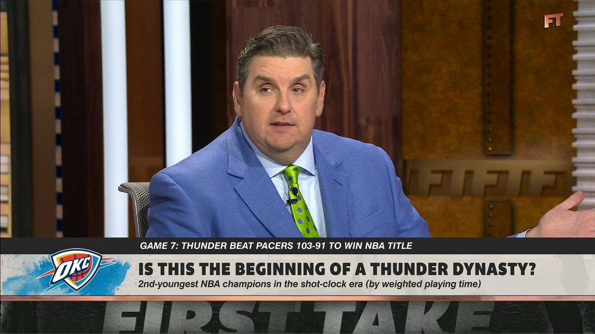 "[The Thunder] are in the best position [to be a dynasty] probably since the Warriors 10 years ago." 👀 —Brian Windhorst on the Thunder 📈