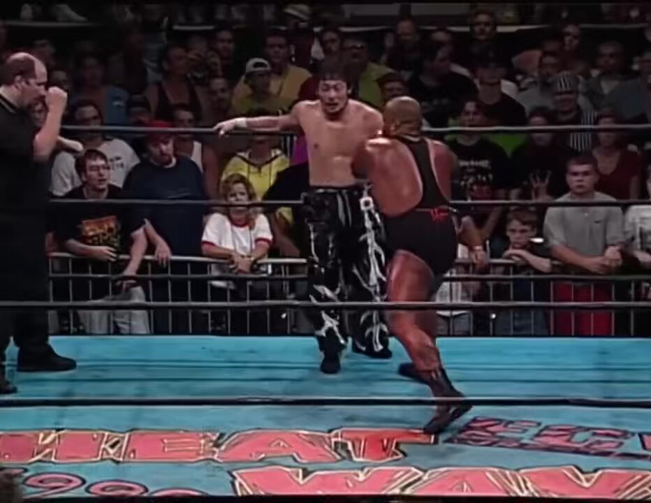 ECW Title Match Champion Taz vs Challenger Yoshihiro Tajiri ECW Heatwave July 18, 1999