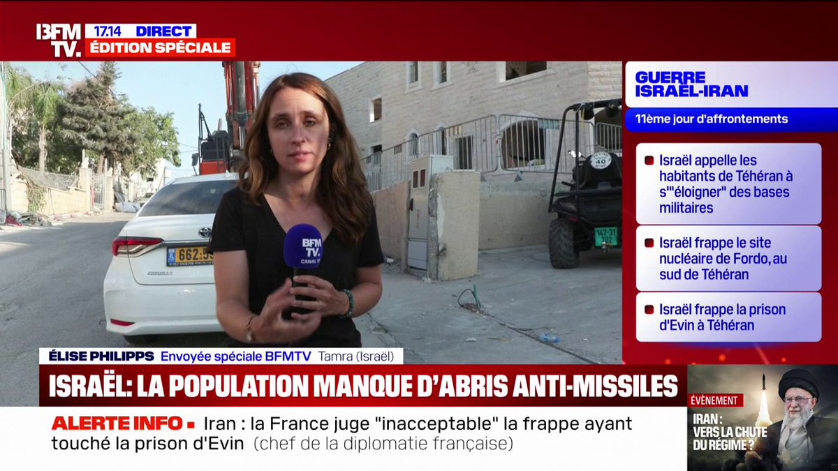 Guerre Iran/Israël: la population israélienne manque d'abris anti-missiles au moment où Téhéran menace d'une "riposte"