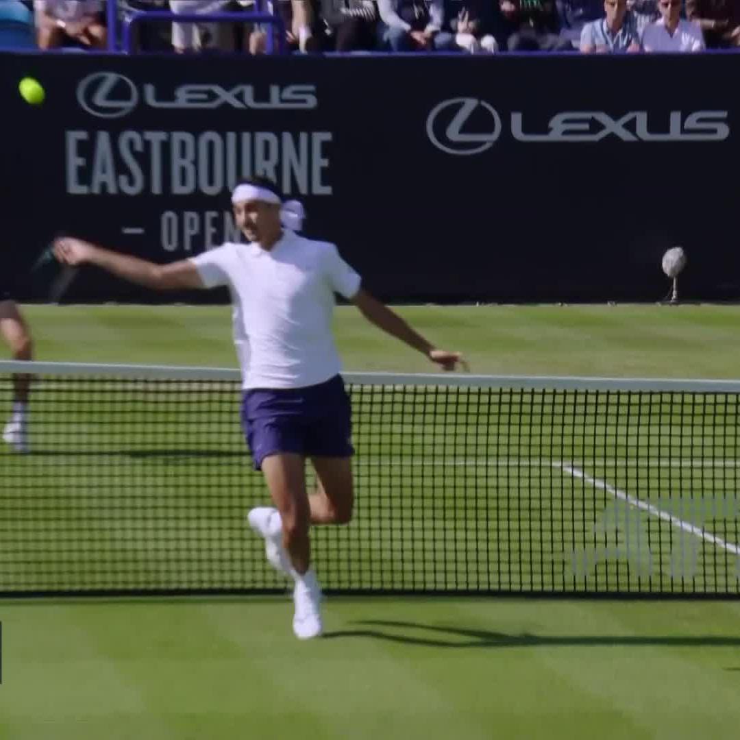 Fun &amp; Games! 😅 #LexusEastbourneOpen